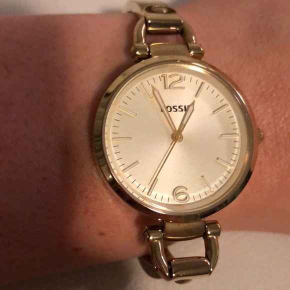 Fossil Goldtone watch - Picture 5 of 6